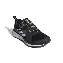 adidas Trail-Laufschuhe Terrex Two (BOA-Schnürsystem, atmungsaktiv,) schwarz/weiss Herren